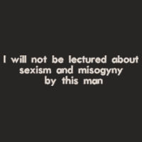 I Will Not Be Lectured bucket hat Design